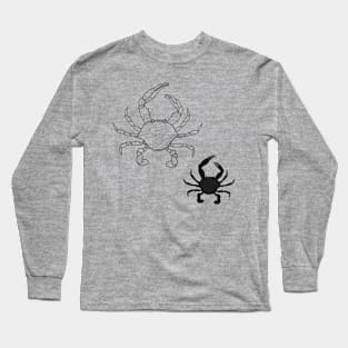 Two crabs, one big,  one small Long Sleeve T-Shirt